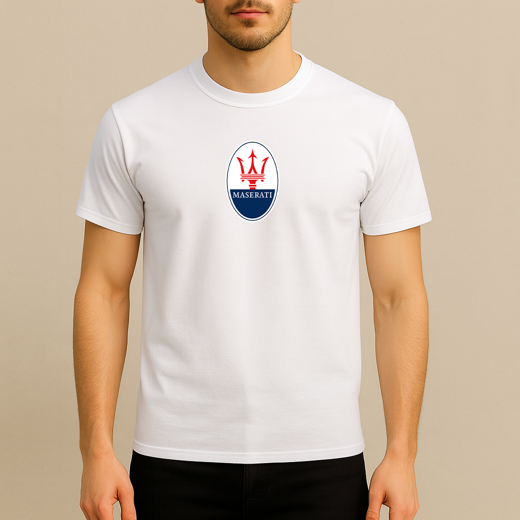 Men’s Maserati Car Cotton T-Shirt