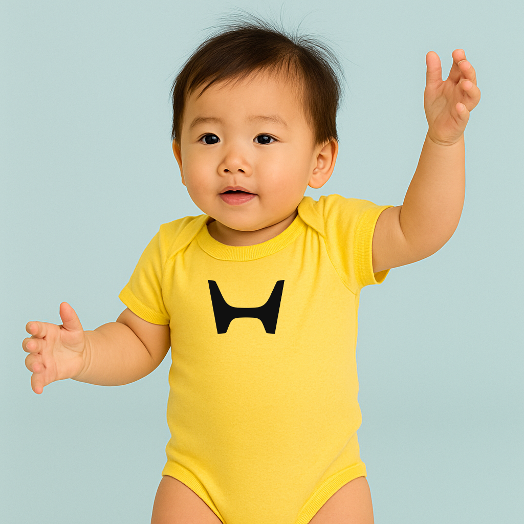 Honda Motorsport Car Baby Romper Onesie