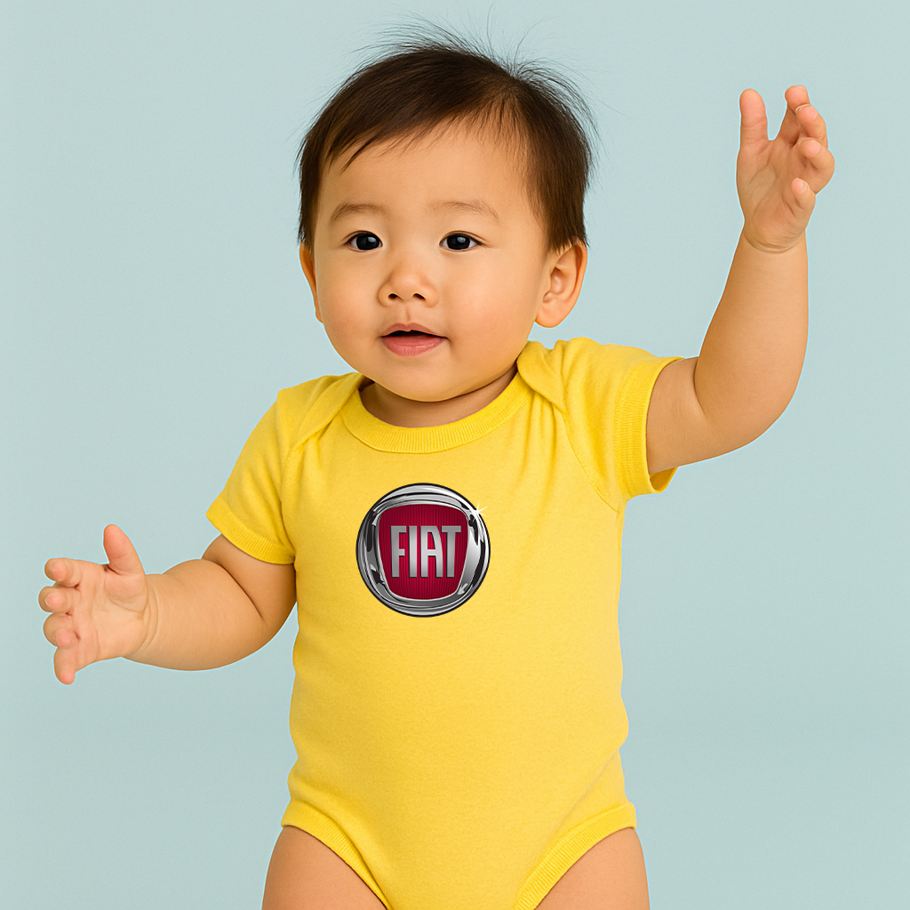 Fiat Car Baby Romper Onesie