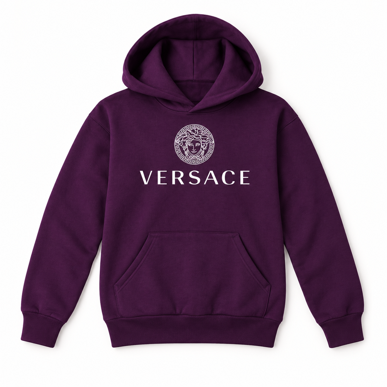 Youth Kids Versace Pullover Hoodie | Color: Purple | View 5