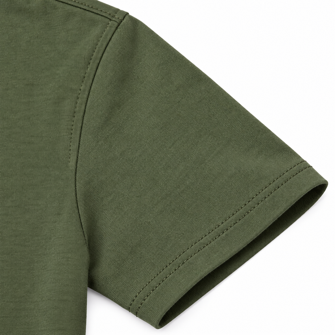 Youth Kids Versace Cotton T-Shirt | Color: Army Green | View 4