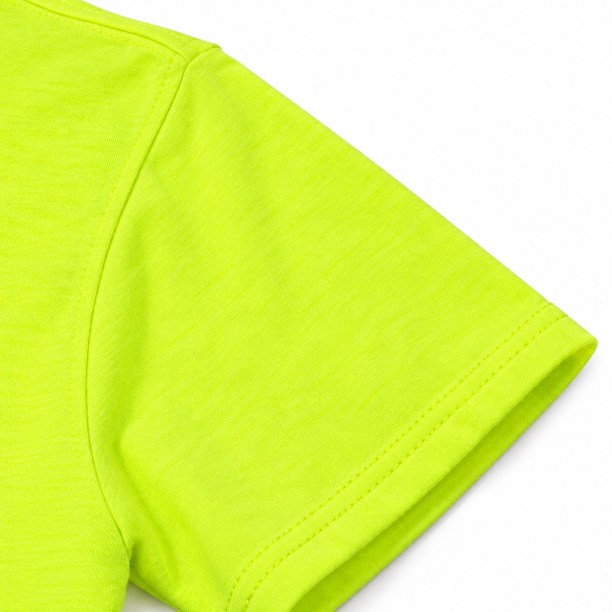 Youth Kids Versace Cotton T-Shirt | Color: Safety Green | View 4