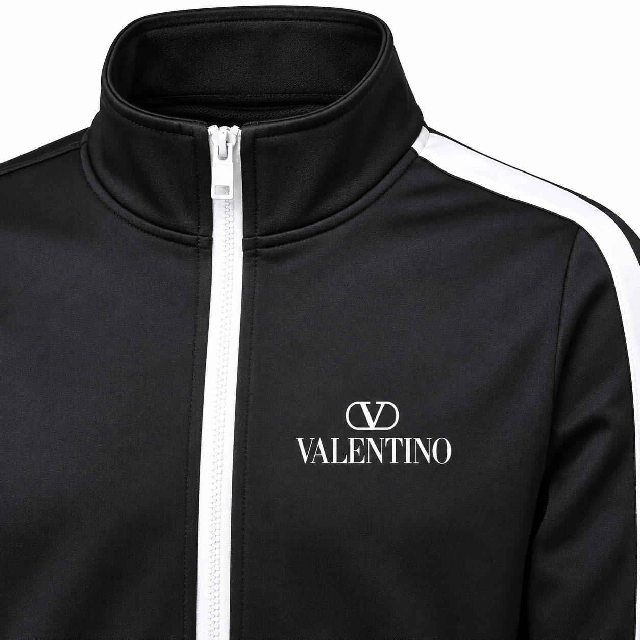 Men's Valentino Dri-Fit TrackSuit | Color: Black | View 3