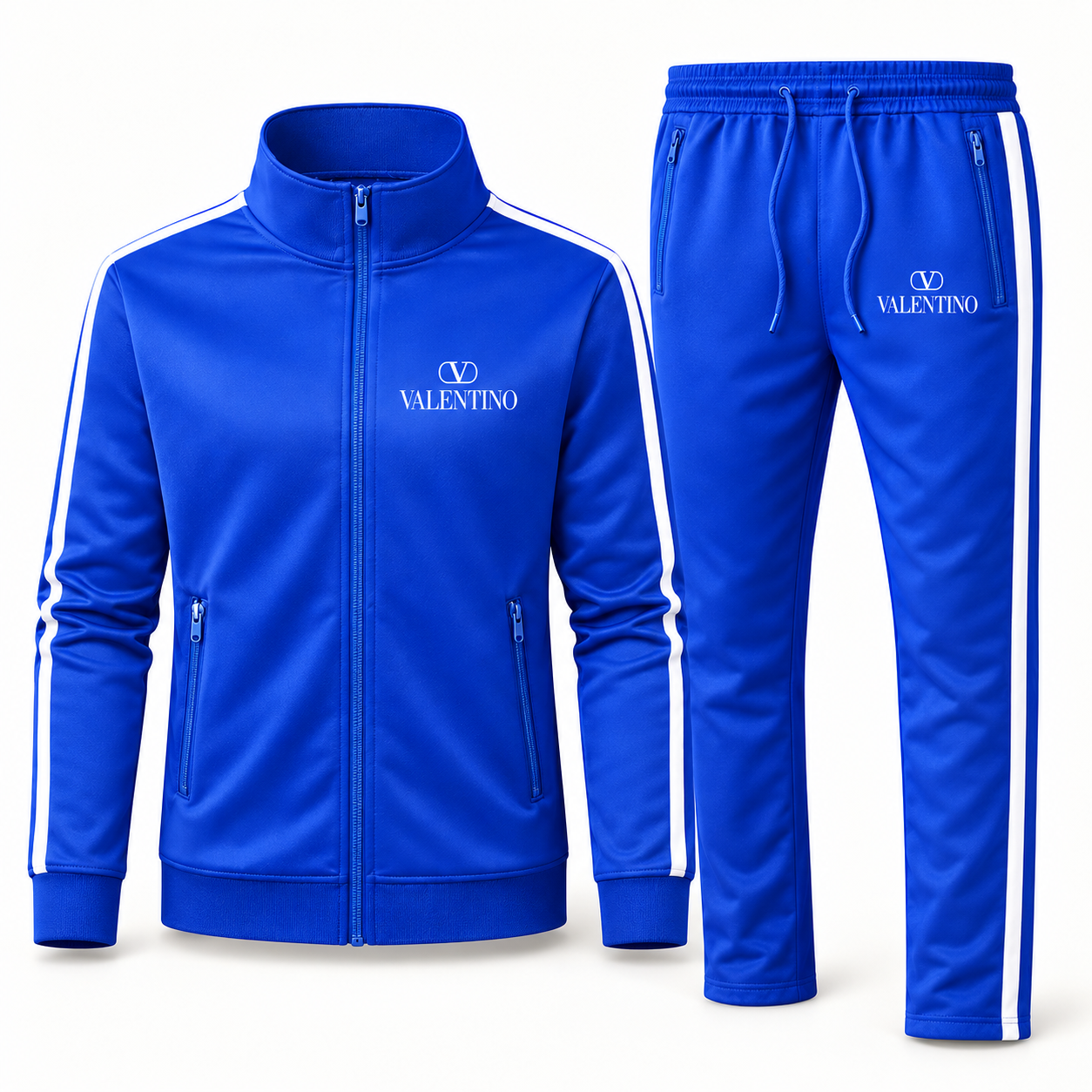 Men's Valentino Dri-Fit TrackSuit | Color: Blue | View 5
