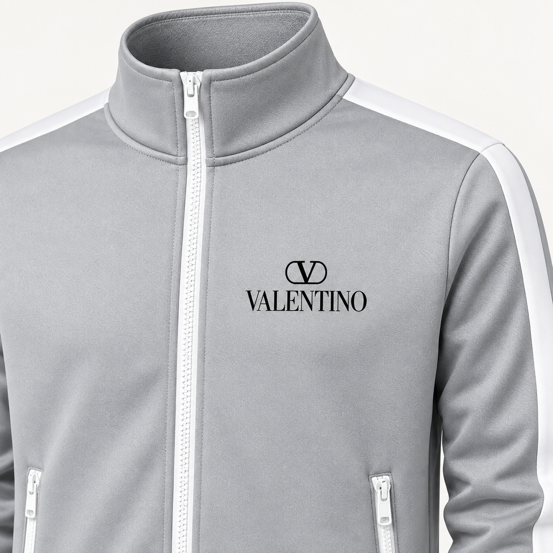 Men's Valentino Dri-Fit TrackSuit | Color: Grey | View 3
