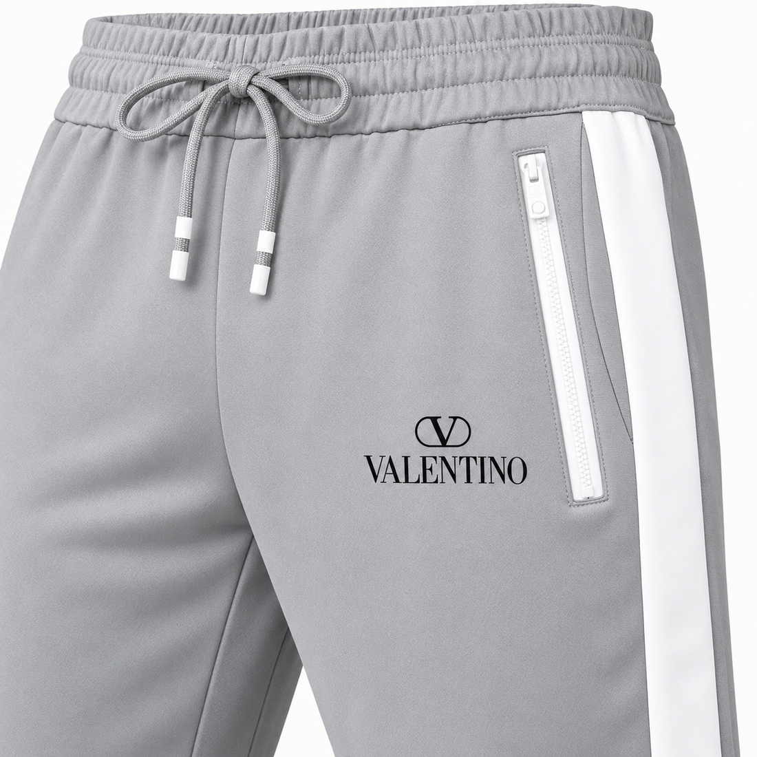Men's Valentino Dri-Fit TrackSuit | Color: Grey | View 4