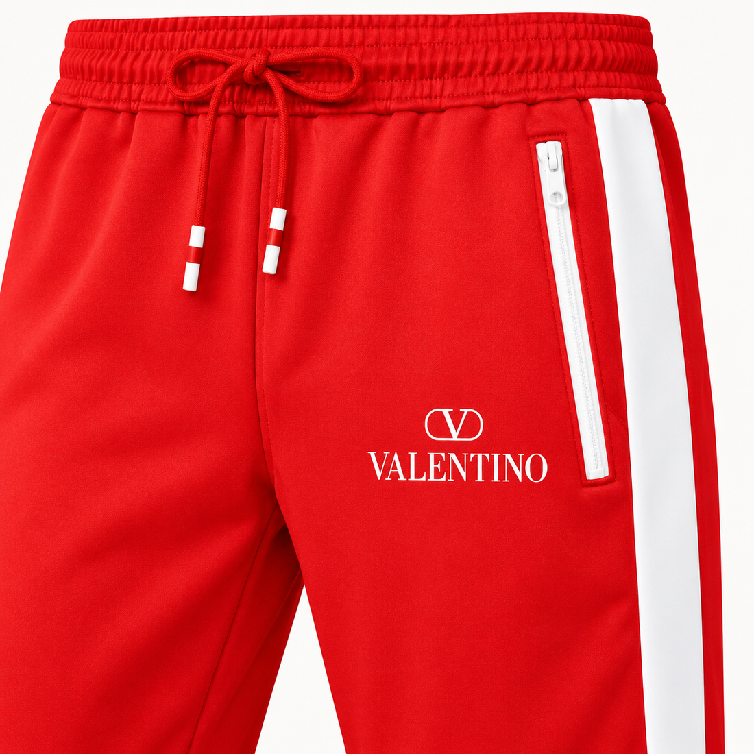 Men's Valentino Dri-Fit TrackSuit | Color: Red | View 4