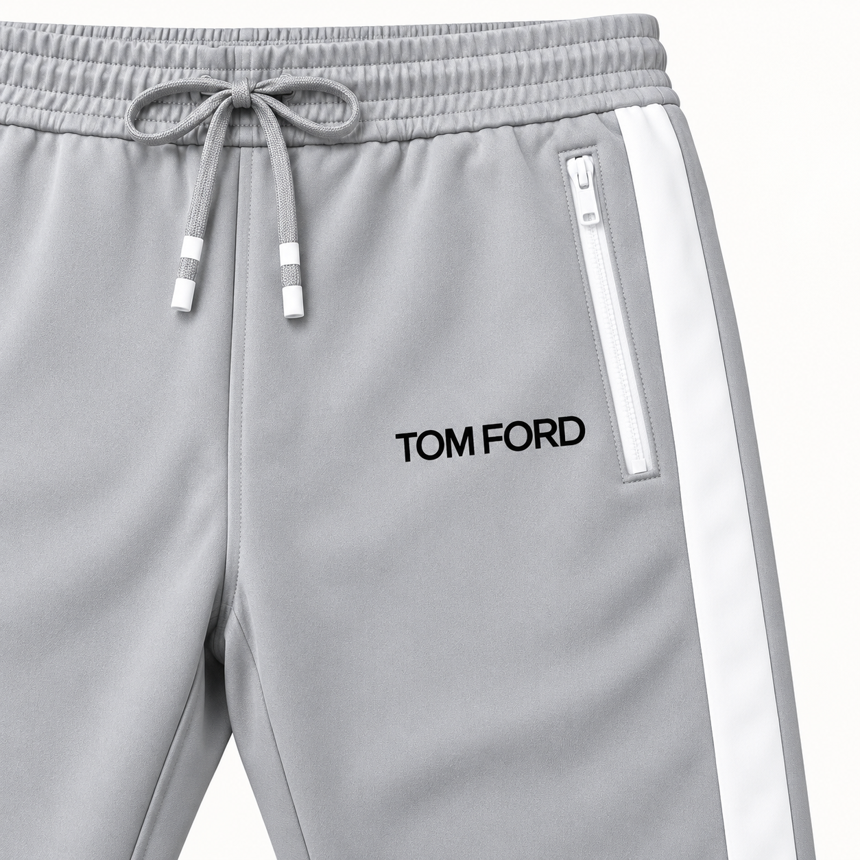 Men's Tom Ford Dri-Fit TrackSuit | Color: Grey | View 4