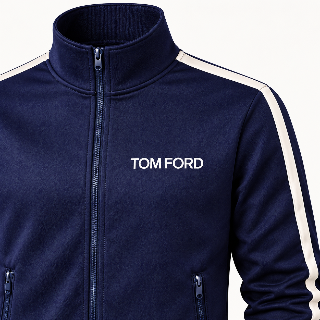 Men's Tom Ford Dri-Fit TrackSuit | Color: Navy | View 3