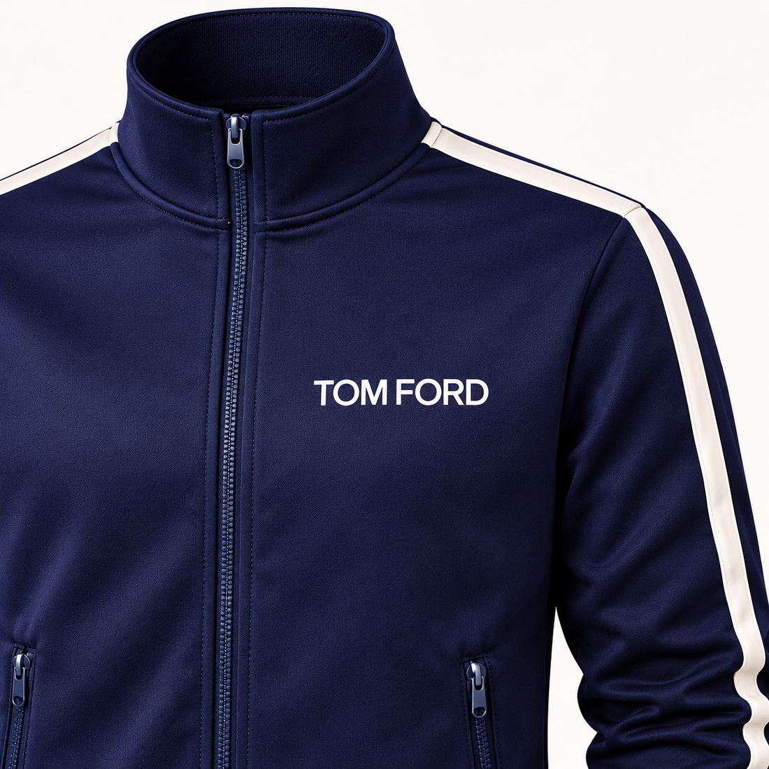 Men's Tom Ford Dri-Fit TrackSuit | Color: Navy | View 3
