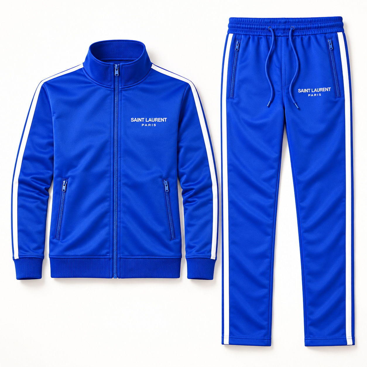 Men's Saint Laurent Dri-Fit TrackSuit | Color: Blue | View 5