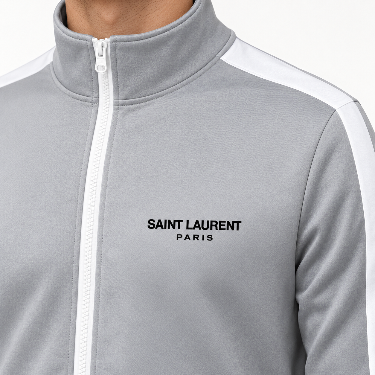 Men's Saint Laurent Dri-Fit TrackSuit | Color: Grey | View 3