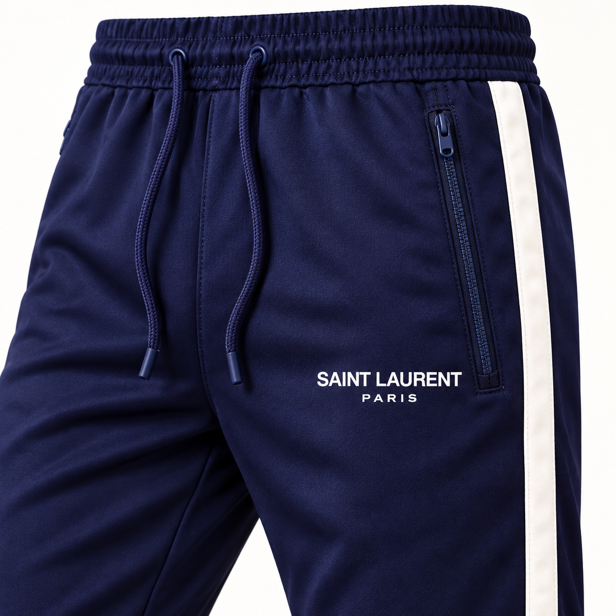 Men's Saint Laurent Dri-Fit TrackSuit | Color: Navy | View 4