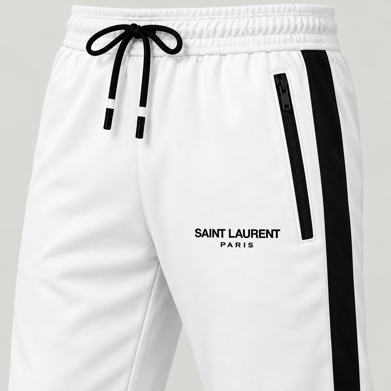 Men's Saint Laurent Dri-Fit TrackSuit | Color: White | View 4