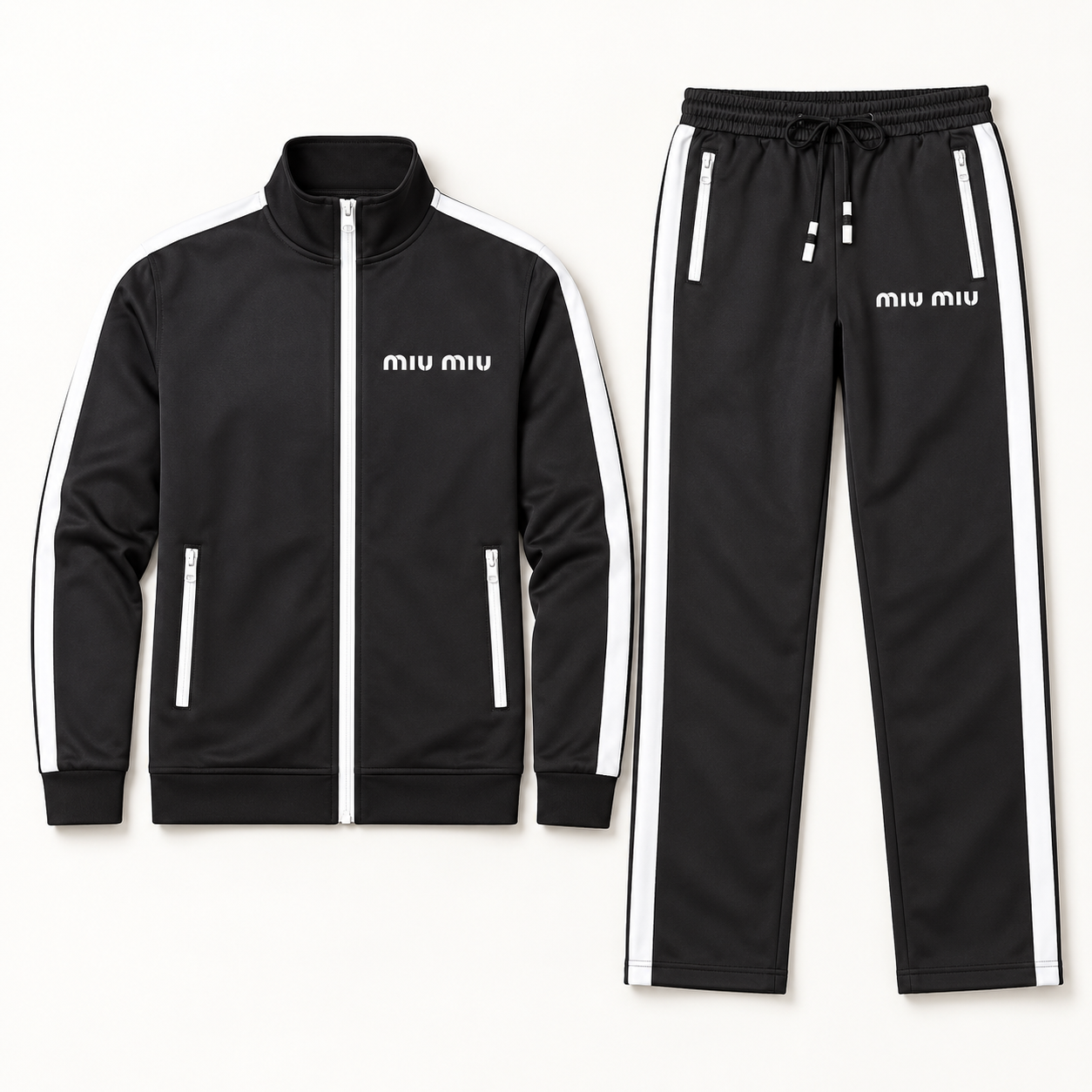Men's Miu Miu Dri-Fit TrackSuit | Color: Black | View 5