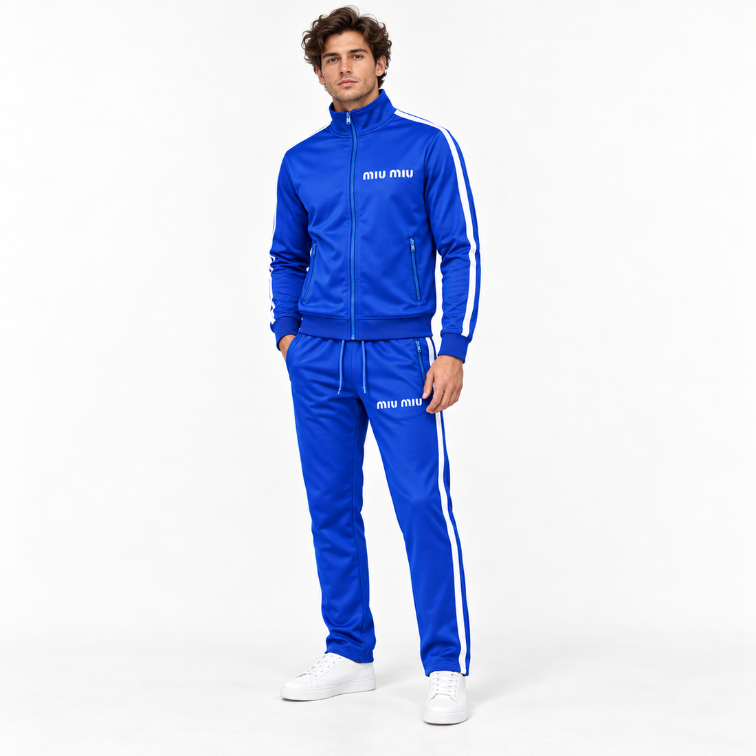 Men's Miu Miu Dri-Fit TrackSuit | Color: Blue | View 2