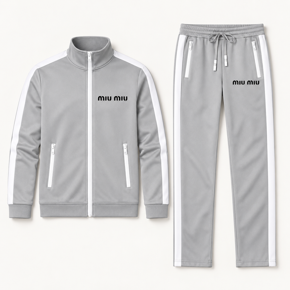 Men's Miu Miu Dri-Fit TrackSuit | Color: Grey | View 5