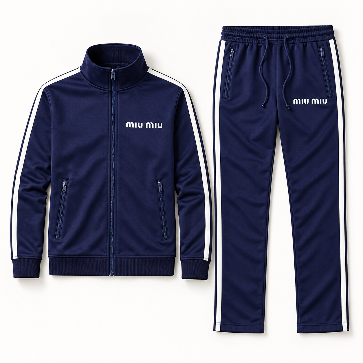Men's Miu Miu Dri-Fit TrackSuit | Color: Navy | View 5