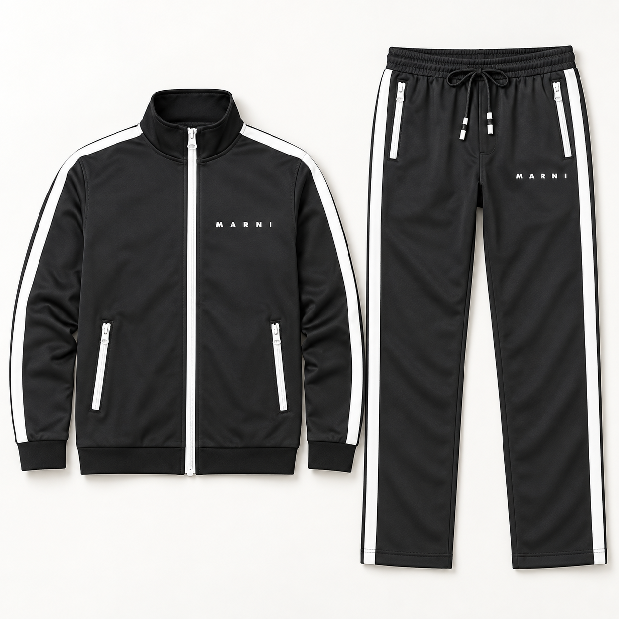 Men's Marni Dri-Fit TrackSuit | Color: Black | View 5