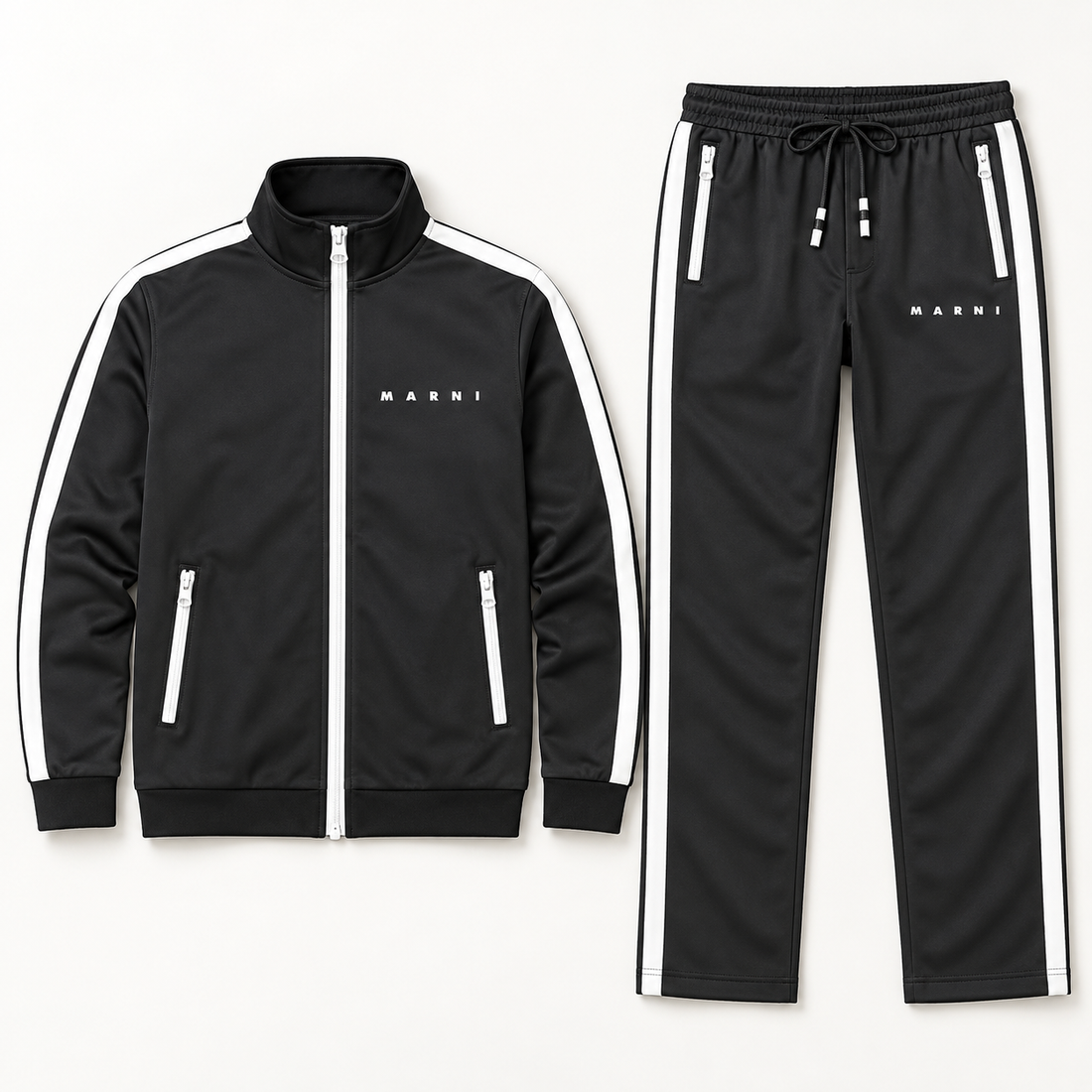 Men's Marni Dri-Fit TrackSuit | Color: Black | View 5