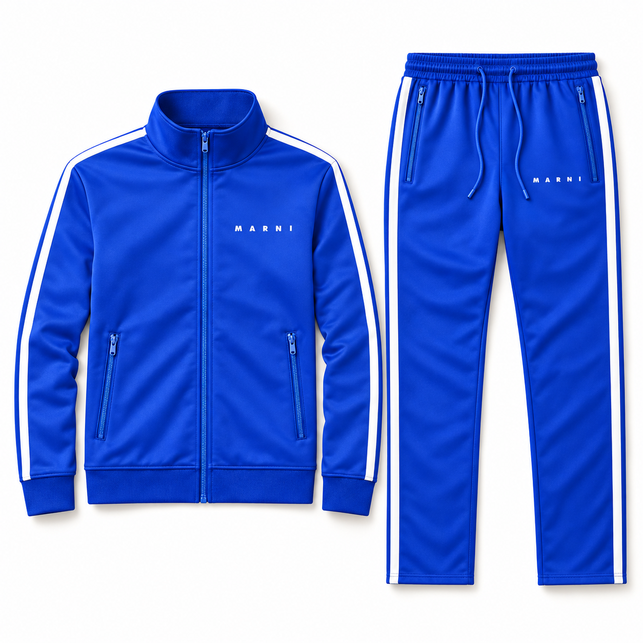 Men's Marni Dri-Fit TrackSuit | Color: Blue | View 5