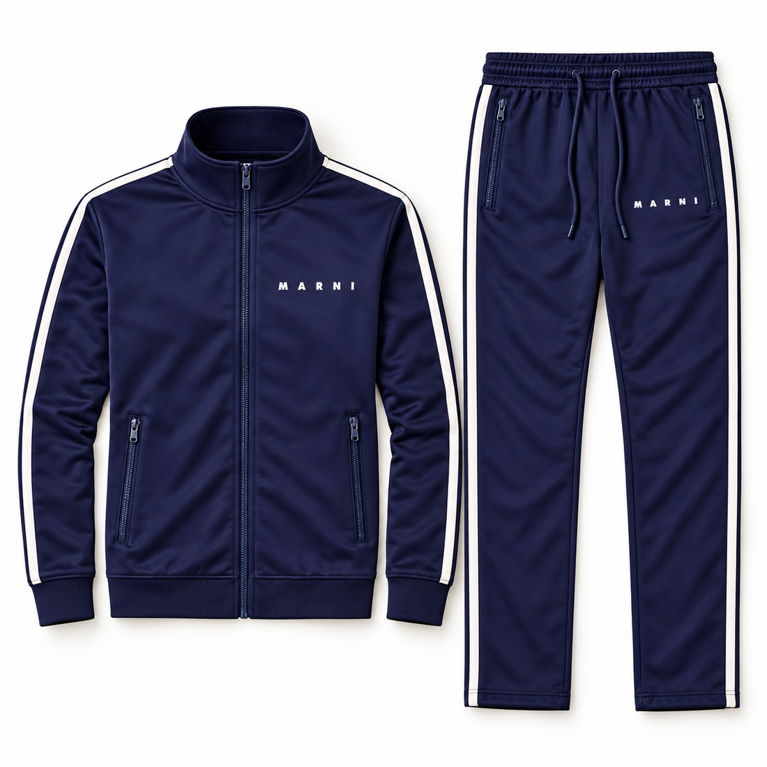 Men's Marni Dri-Fit TrackSuit | Color: Navy | View 5