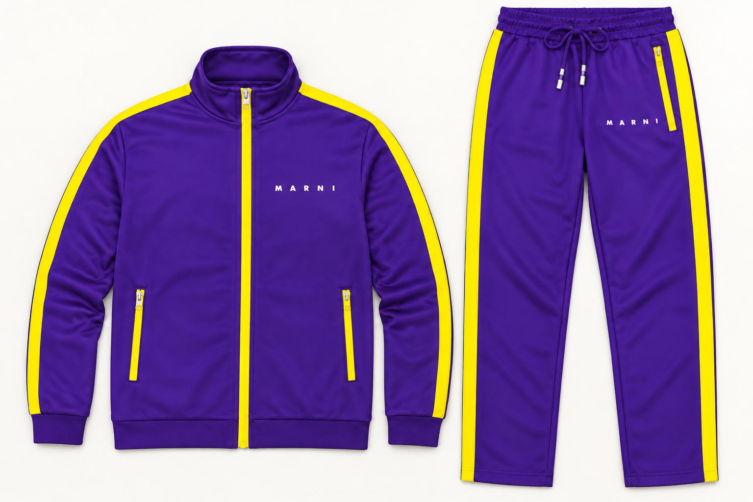 Men's Marni Dri-Fit TrackSuit | Color: Purple | Image 5