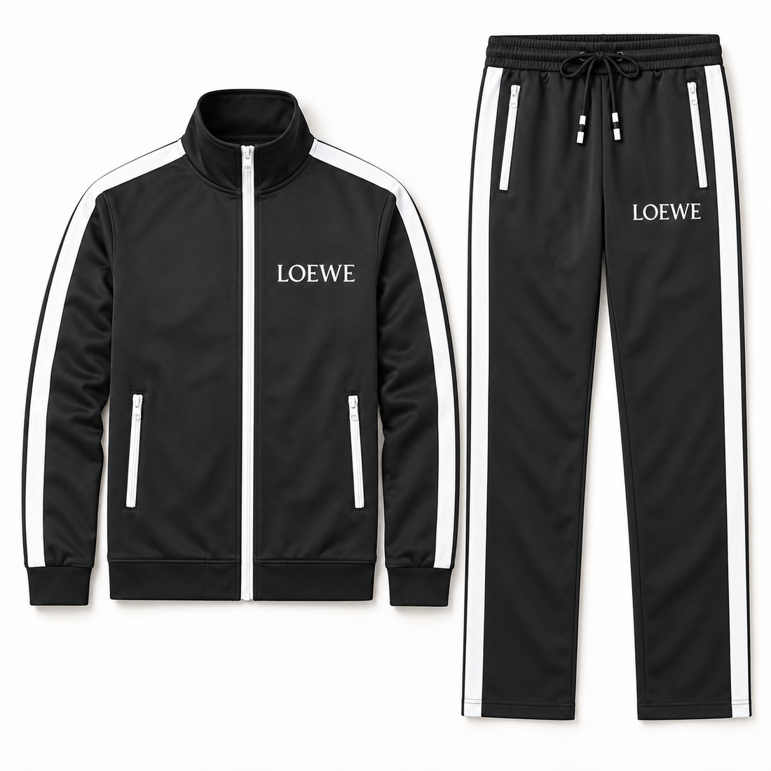 Men's Loewe Dri-Fit TrackSuit | Color: Black | View 5