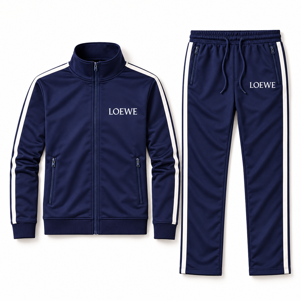 Men's Loewe Dri-Fit TrackSuit | Color: Navy | View 5