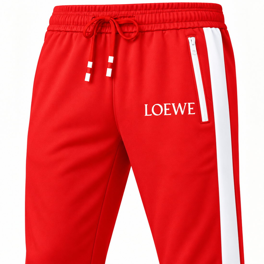 Men's Loewe Dri-Fit TrackSuit | Color: Red | View 4