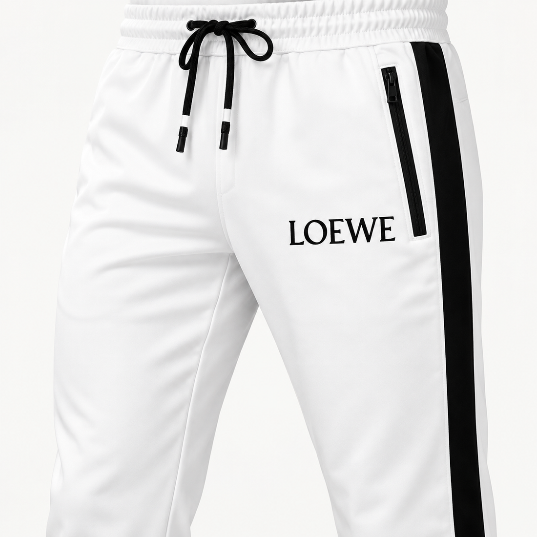 Men's Loewe Dri-Fit TrackSuit | Color: White | View 4