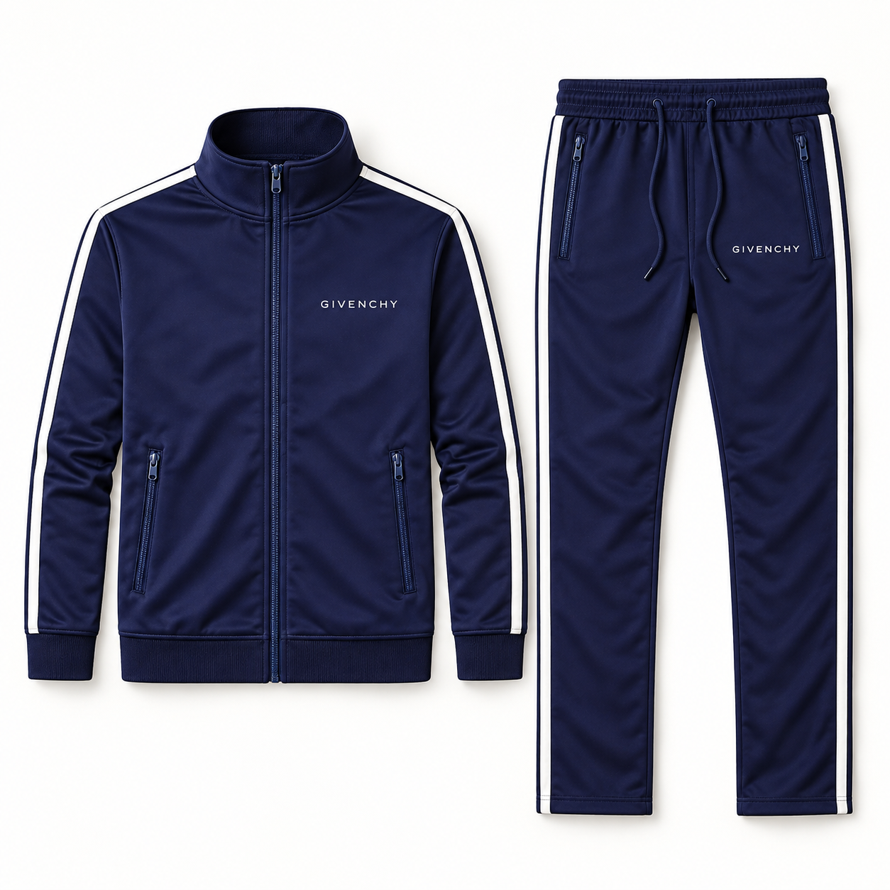 Men's Givenchy Dri-Fit TrackSuit | Color: Navy | View 5