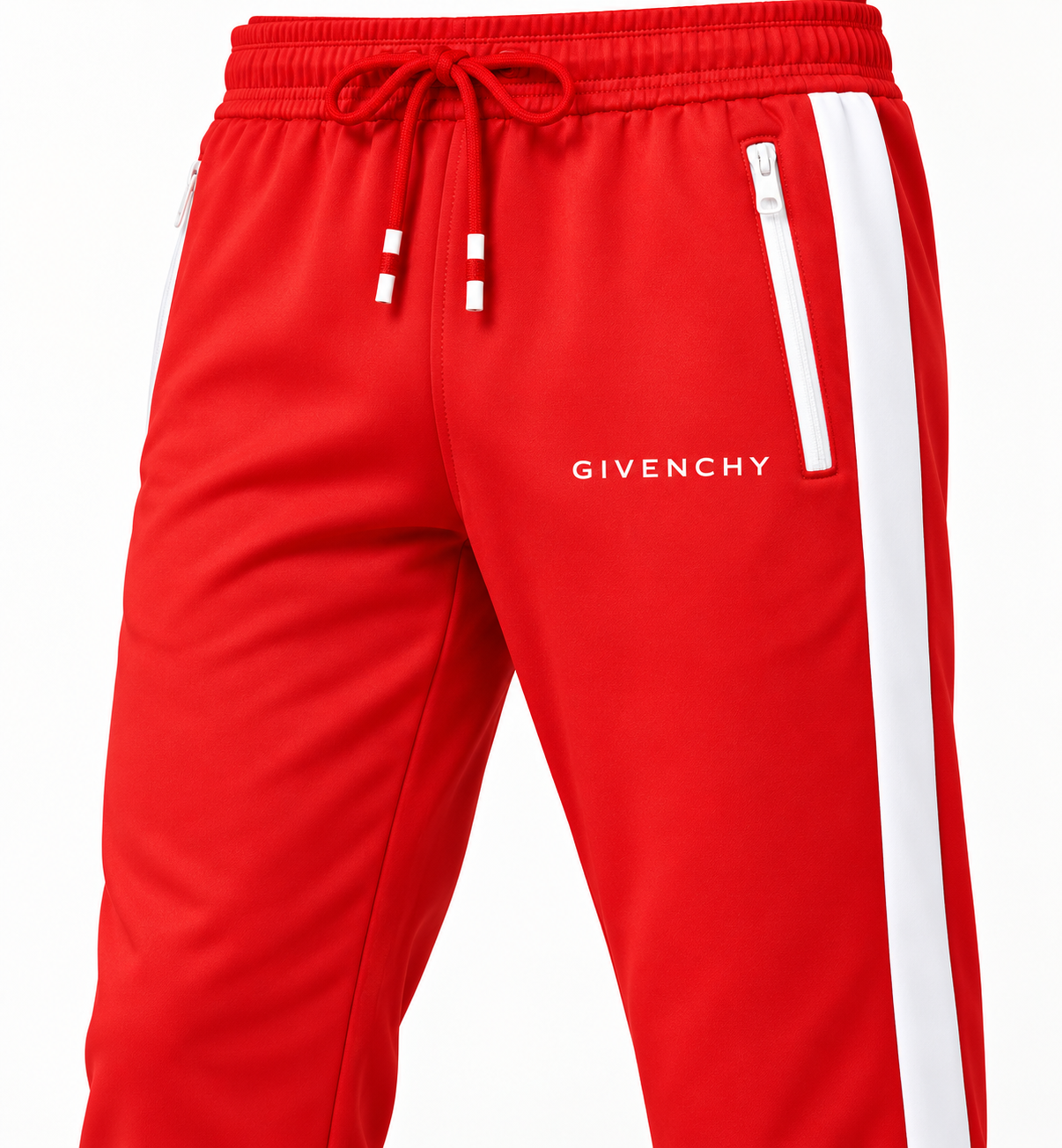 Men's Givenchy Dri-Fit TrackSuit | Color: Red | View 4