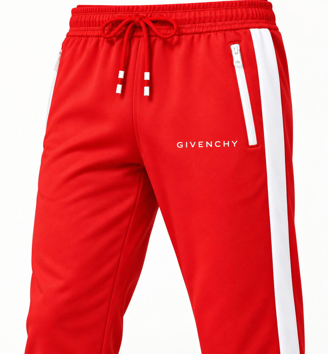 Men's Givenchy Dri-Fit TrackSuit | Color: Red | View 4