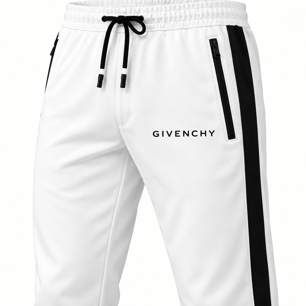Men's Givenchy Dri-Fit TrackSuit | Color: White | View 4