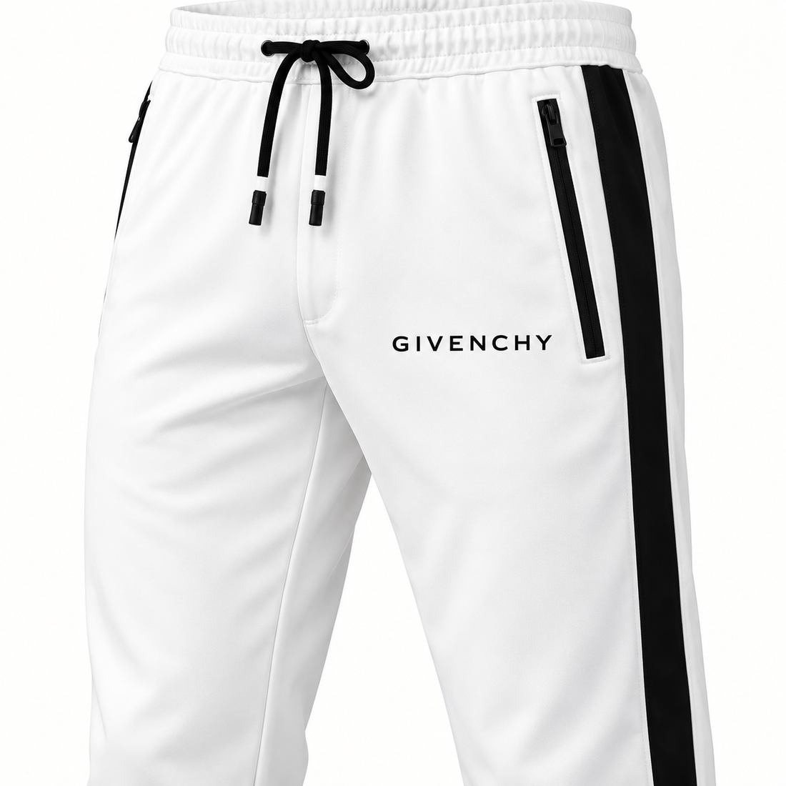 Men's Givenchy Dri-Fit TrackSuit | Color: White | View 4