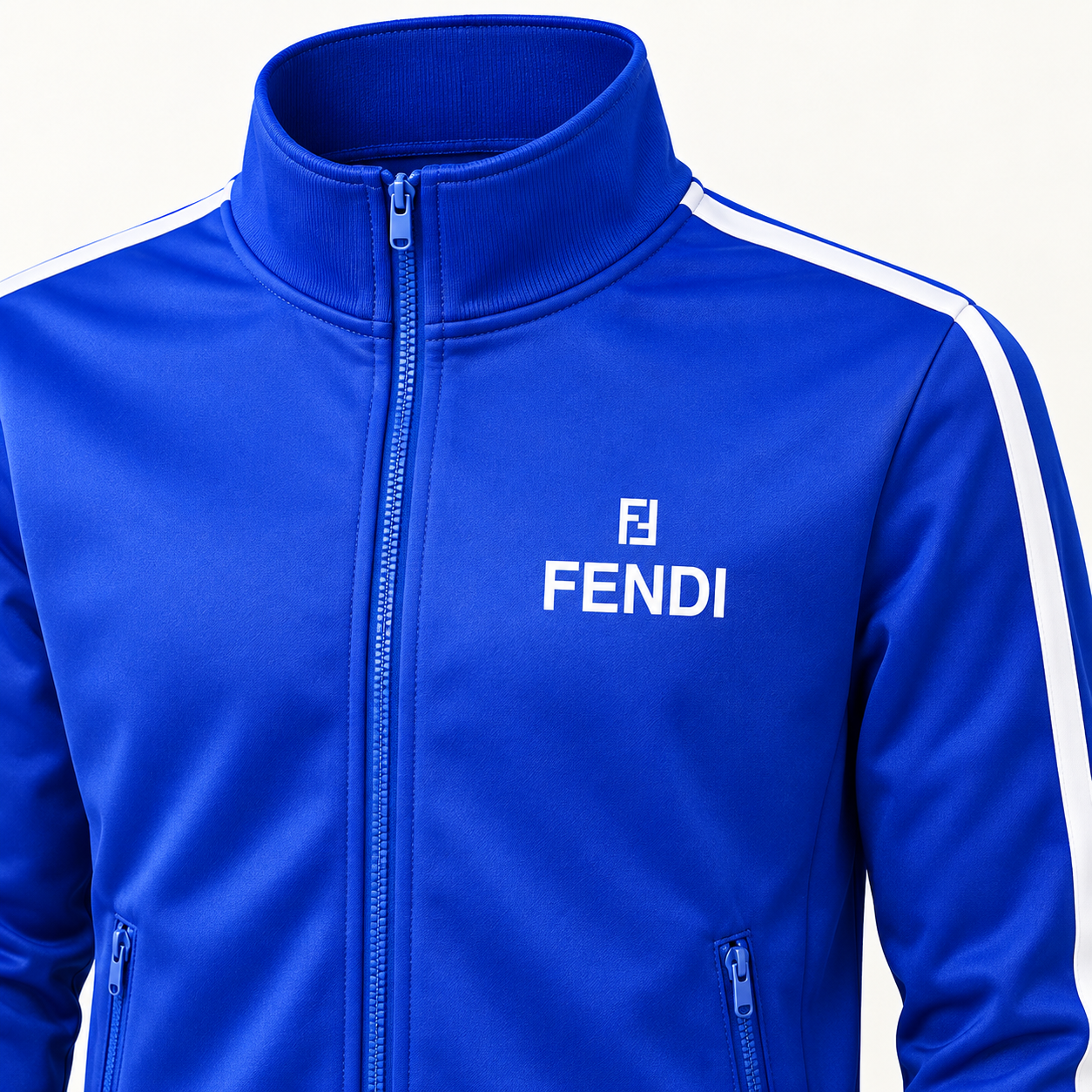 Men's Fendi Dri-Fit TrackSuit | Color: Blue | View 3