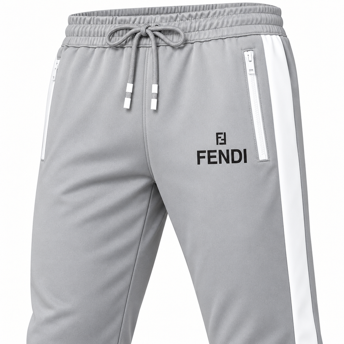 Men's Fendi Dri-Fit TrackSuit | Color: Grey | View 4