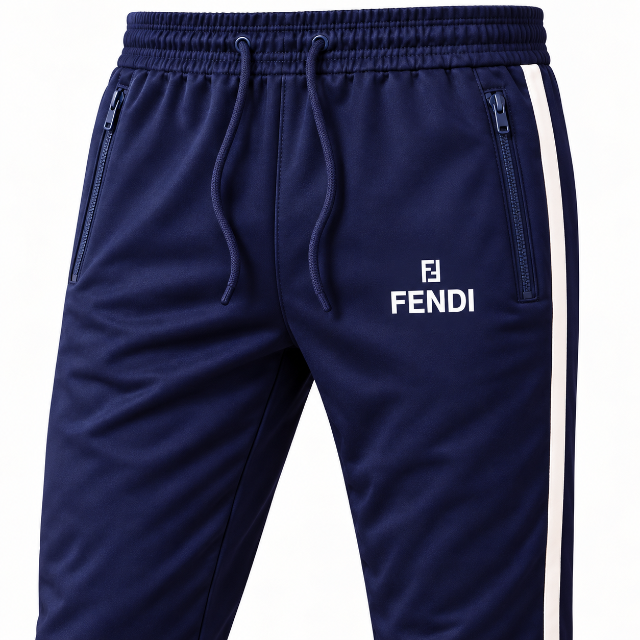 Men's Fendi Dri-Fit TrackSuit | Color: Navy | View 4