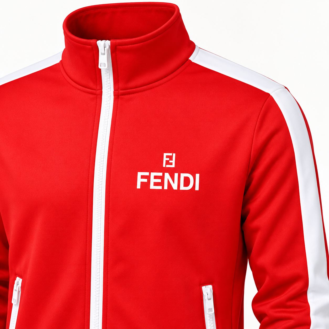 Men's Fendi Dri-Fit TrackSuit | Color: Red | View 3