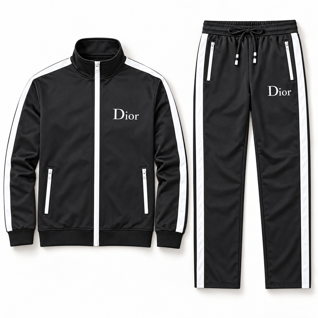 Men's Dior Dri-Fit TrackSuit | Color: Black | View 5
