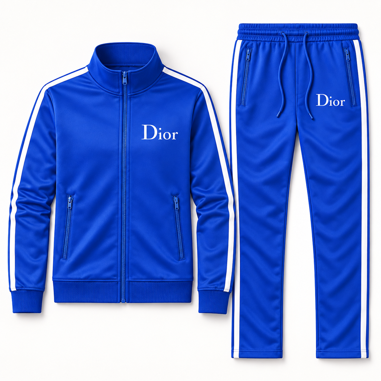 Men's Dior Dri-Fit TrackSuit | Color: Blue | View 5