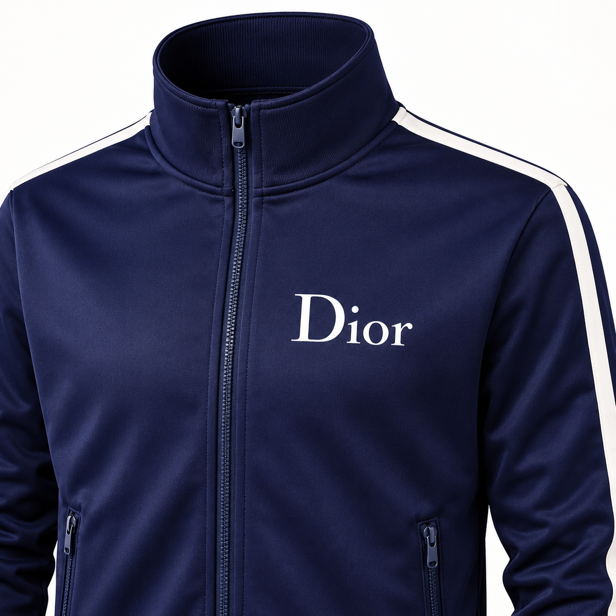 Men's Dior Dri-Fit TrackSuit | Color: Navy | View 3