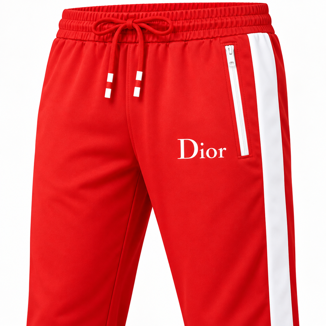Men's Dior Dri-Fit TrackSuit | Color: Red | View 4