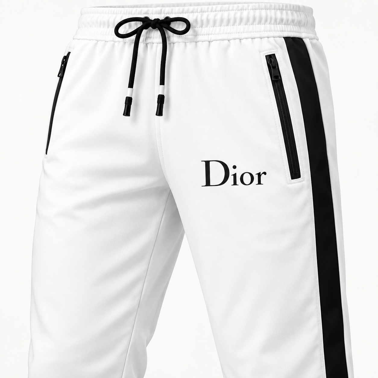 Men's Dior Dri-Fit TrackSuit | Color: White | View 4