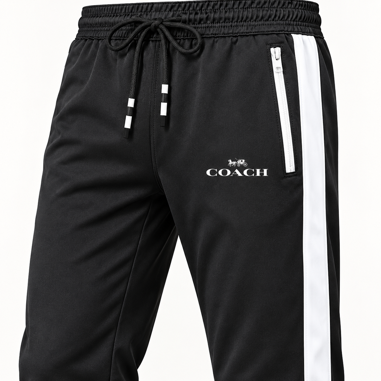 Men's Coach Dri-Fit TrackSuit | Color: Black | View 4