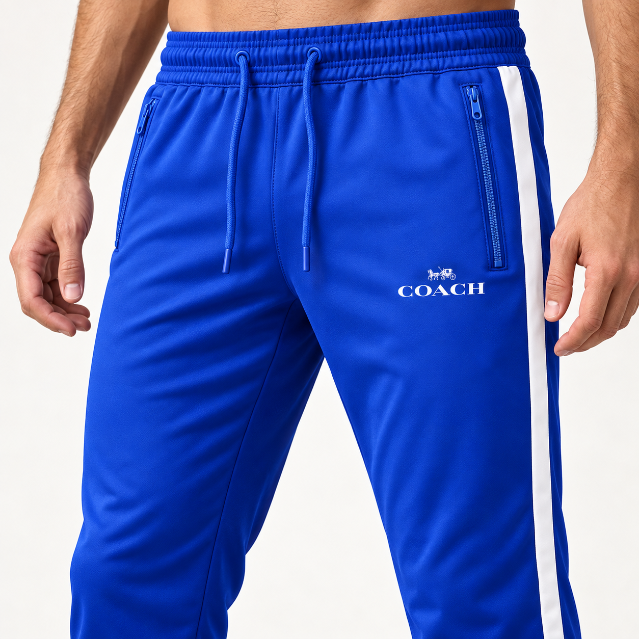 Men's Coach Dri-Fit TrackSuit | Color: Blue | View 4