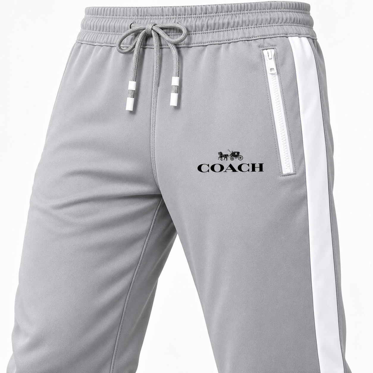 Men's Coach Dri-Fit TrackSuit | Color: Grey | View 4