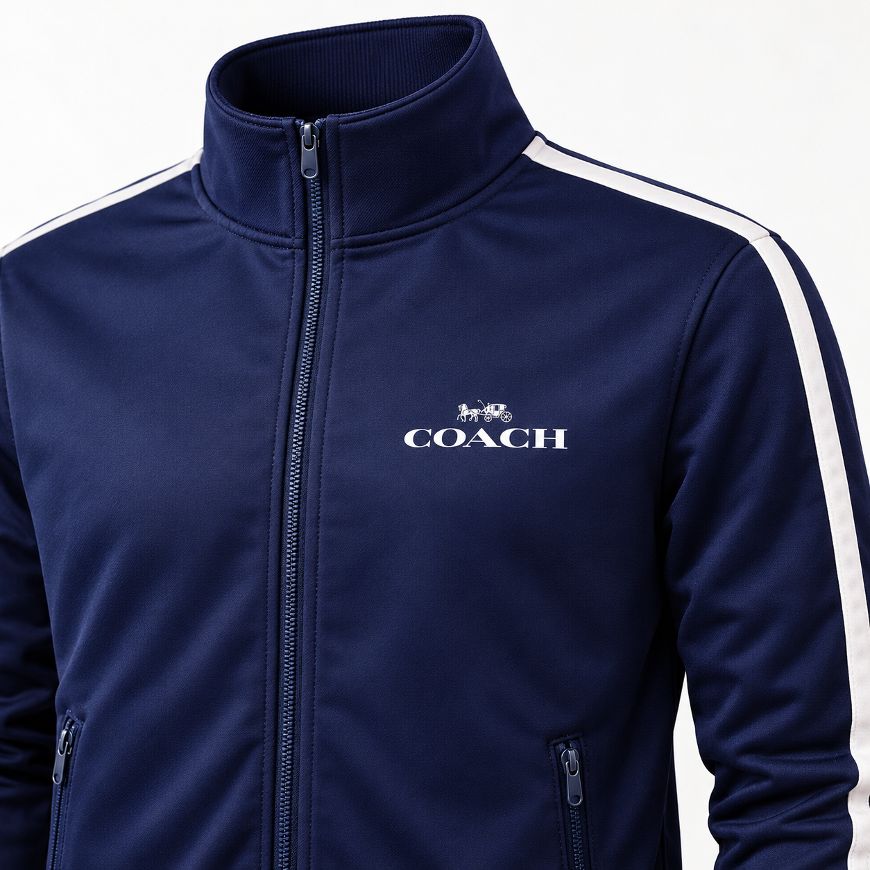 Men's Coach Dri-Fit TrackSuit | Color: Navy | View 3