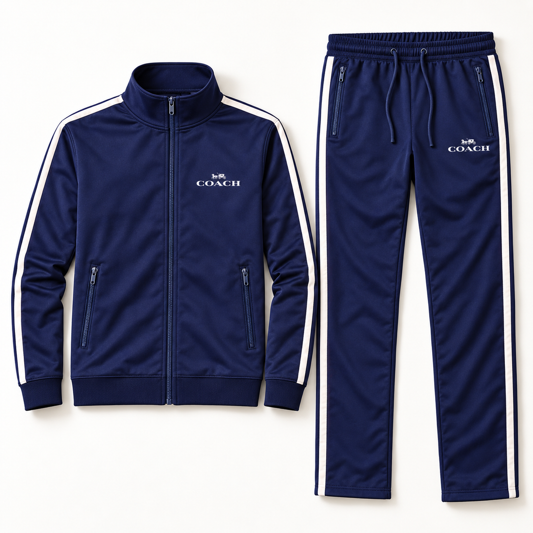 Men's Coach Dri-Fit TrackSuit | Color: Navy | View 5